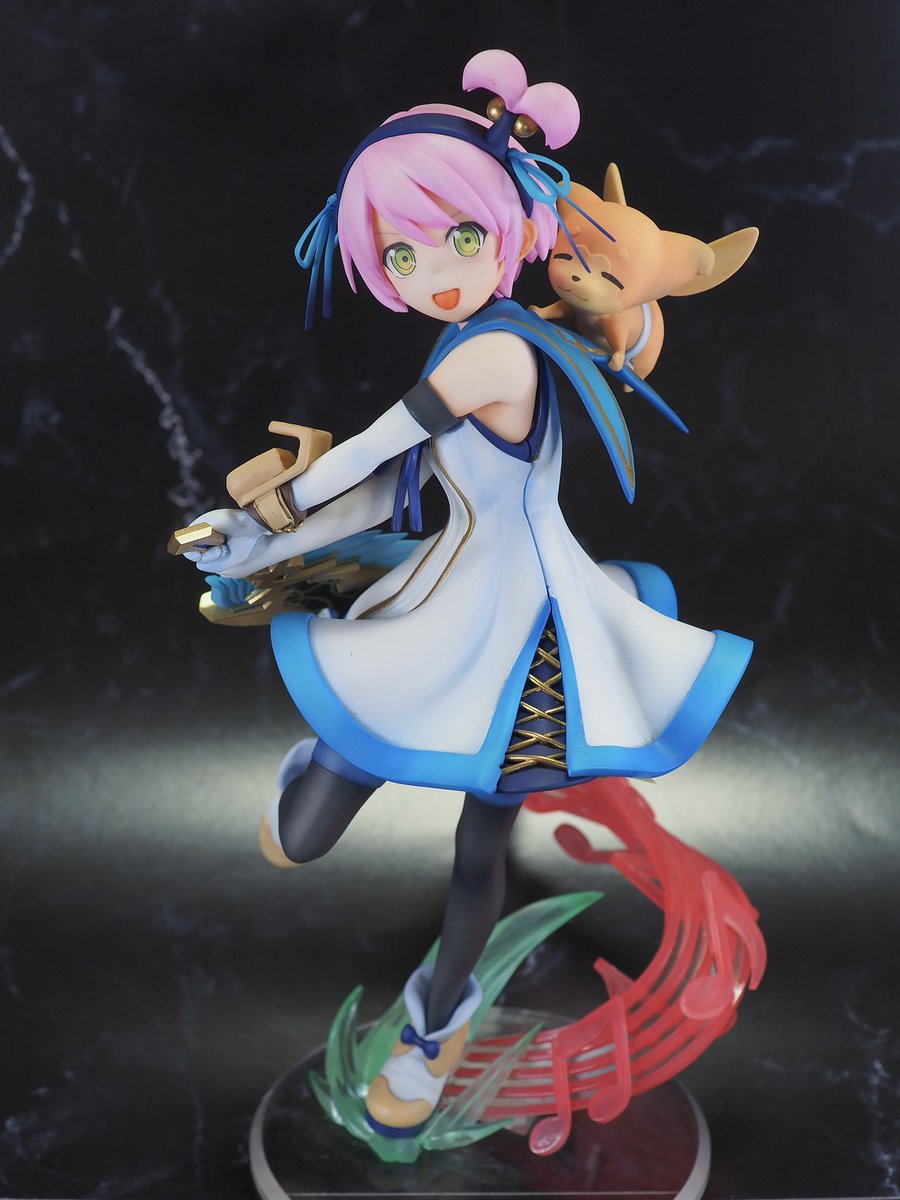 #マイソロ2の思い出 #マイソロ2 
マイソロ２もう17周年！？
郷愁の念に駆られてフィギュア作りました
カノンノはデザインから生い立ち、体格に見合わぬ大剣を振り回す戦闘スタイルまで全部が全部好きなキャラです！