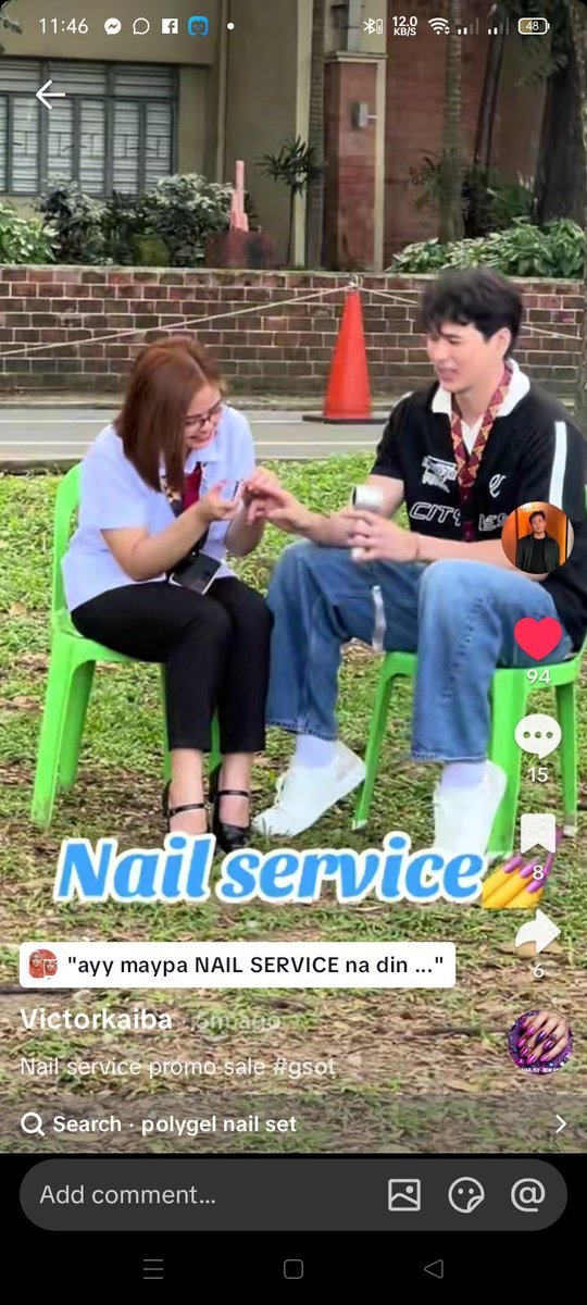 aqkiemhine_22's tweet photo. Grabe naman yan 🤭
May pa NAIL SERVICE na din si madam @beabinene 🥰
Wala kabanv kamay @itswilbertross .
Ibang level na talaga kayo di na namin kinakaya 🤭🥰😅

#workworklang? https://t.co/Fhj1IXiKwe