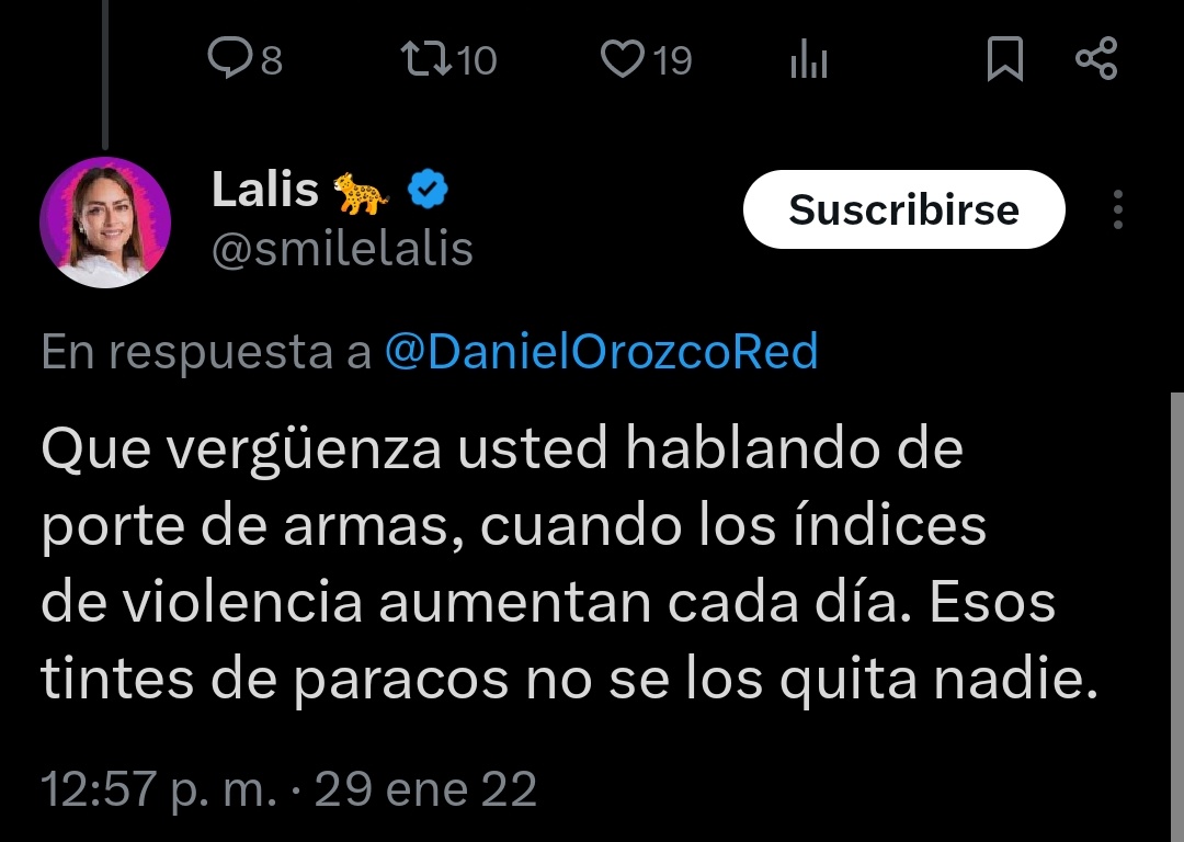 SoyDrGarcia's tweet image. Se la pasó tildando de paracos a todos los demás pero se enoja sí le dicen guerrillera.
