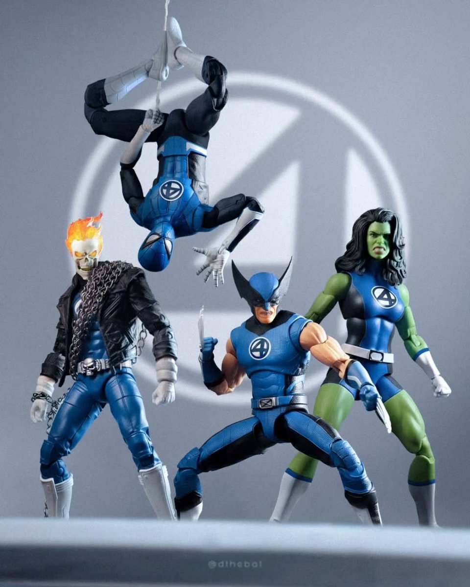 Alternate Version of The Fantastic Four. 📸: @dthebat #Marvel