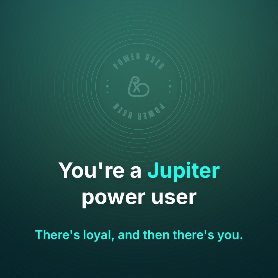 The $JUP airdrop eligibility window ends in a few days

Jupiter IRL event in a few days
- users stay winning with Jupiter

hearing things…