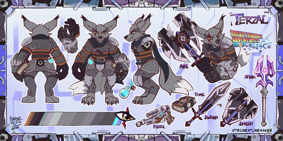 Rocket Knights #1 fan tweet media