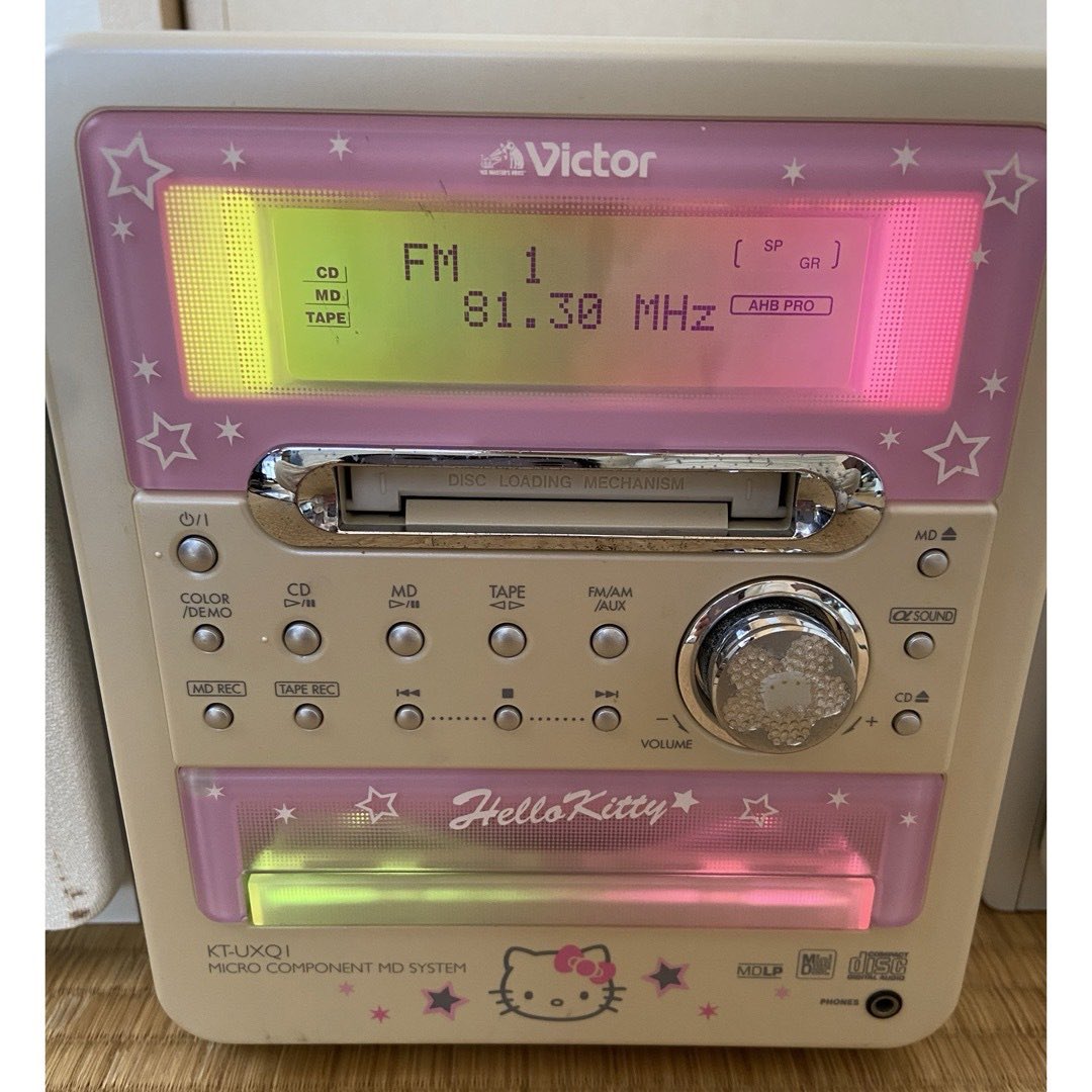 ビクターのMDコンポ、令和の今でも現役です＼＼\٩( 'ω' )و //／／ 3枚