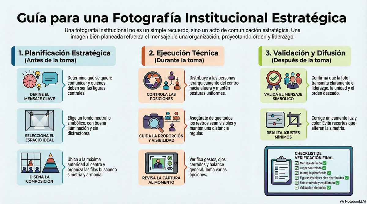 La imagen también comunica… y mucho. 

Por eso preparé una guía gratuita: "Cómo planear una fotografía institucional", con recomendaciones prácticas para lograr una imagen equilibrada, simbólica y profesional.

Envía la palabra GUÍA  aquí wa.link/z7980i y te la mando