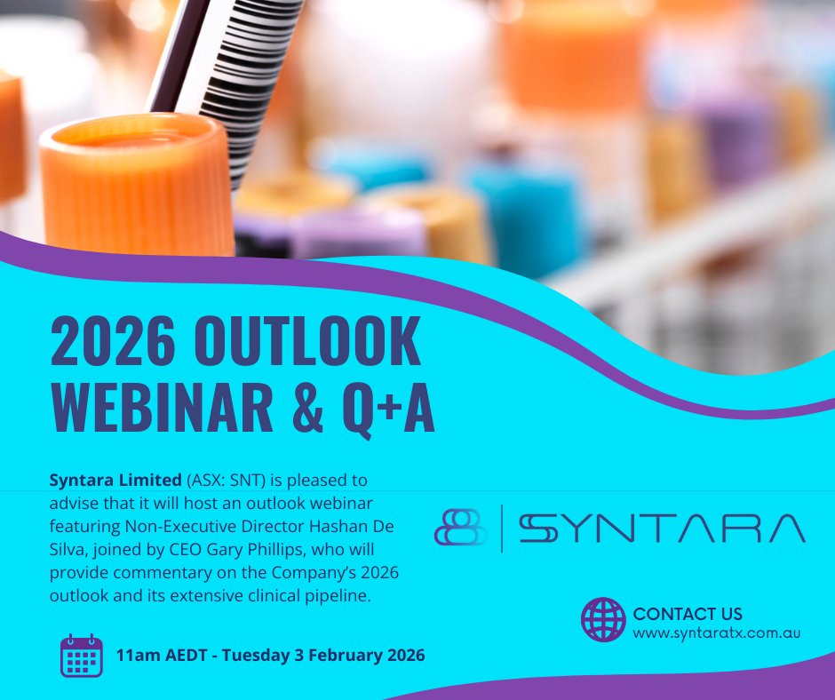 Syntara Limited tweet media