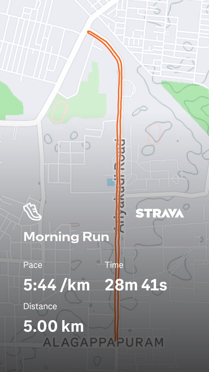 samuelrexon's tweet photo. முடியாது என்று ஒன்றும் இல்லை 
Achieved Sub 30 min in 5km run https://t.co/viRbwAV0nY