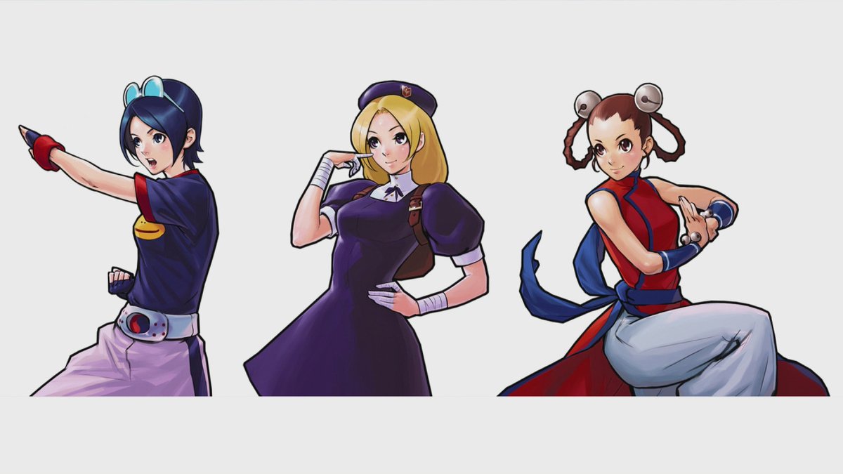 CARLOSMONTERO42's tweet image. High School Team  #CarlosMontero42 #CarlosASecas #MayLee #HinakoShijo #Xiangfei #KOF2002 #KOF