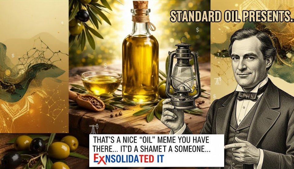 jhoniton2007's tweet photo. From kerosene to olives: The standard is always the same. Consolidation is inevitable. 🍾📈 https://t.co/KARGhgTIEg
