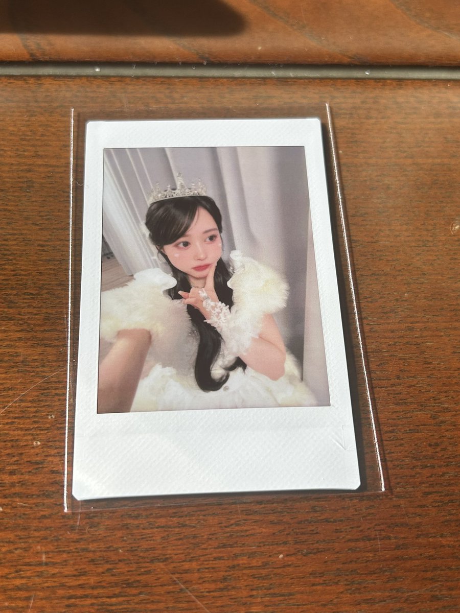 あいかの生誕衣装チェキ届いたー❤️❤️ やっぱり1番可愛いよー
