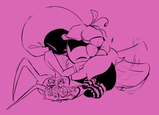 ghoulinfuschia's tweet photo. I was forced to draw a self insert OC by @Seraphont after being caught grinding at 4 am. Say hello to Buzzel, a delusional girlkisser like me LMAO #silksong https://t.co/84xPrbE1Hv