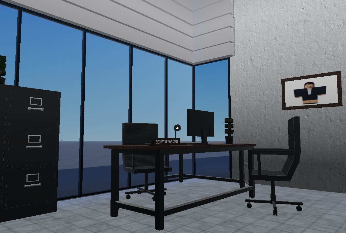 VictoriasState's tweet photo. Here were some of the most recent updates including some details added inside the PCSO station and a new Dept. of State building! More development leaks will be shared later!

#RobloxDev #roblox https://t.co/0MPlwXfsGw