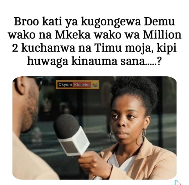 Good morning wakamaria wa jana matokeo imekuwaje wakuu??.
