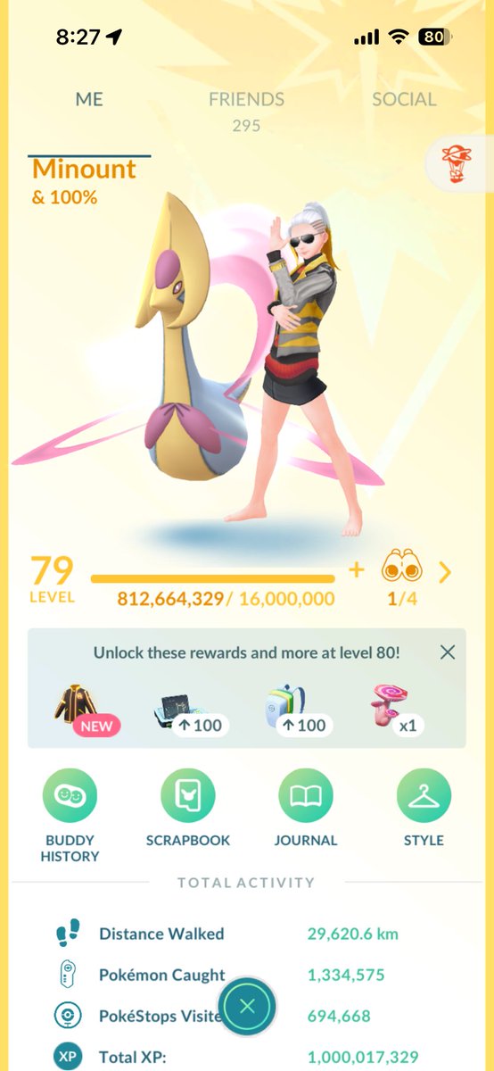 Three Showcase wins pushed me past 1B XP! 🚀