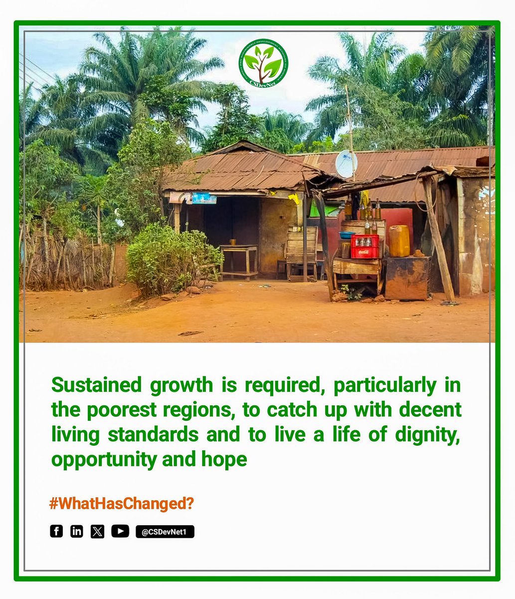 Growth that lasts should reach the hardest-hit communities. That’s how we turn survival into progress.

#ActNow  #InvestNow #BuildNow  #WhatHasChanged?