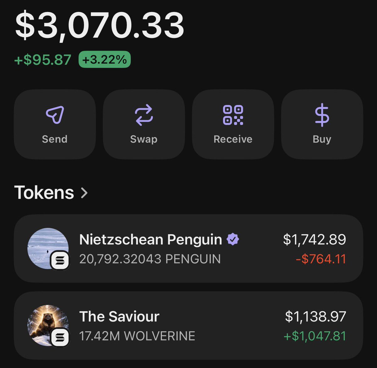 PravegPatel's tweet photo. @WolverCrypto Changed it up , and we got ourselves a runner here got in at 8k MC https://t.co/4QD9yJ4xBH