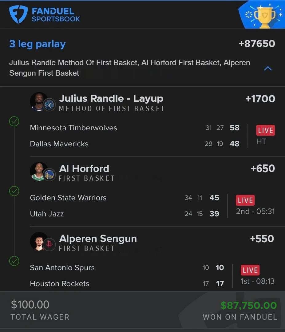 BANNGGGGG🔐🔐✅✅✅

We Did it again!!! The best part of FIRST BASKET 🔐🔐 🤑🤑🤑

Alperen Sengun (FB) ✅✅

I will be giving out $17,750.00 to everyone that Follow/Like &amp; Retweet (Comment “Congratulations”)

Get more plays here: discord.gg/S4autjTN