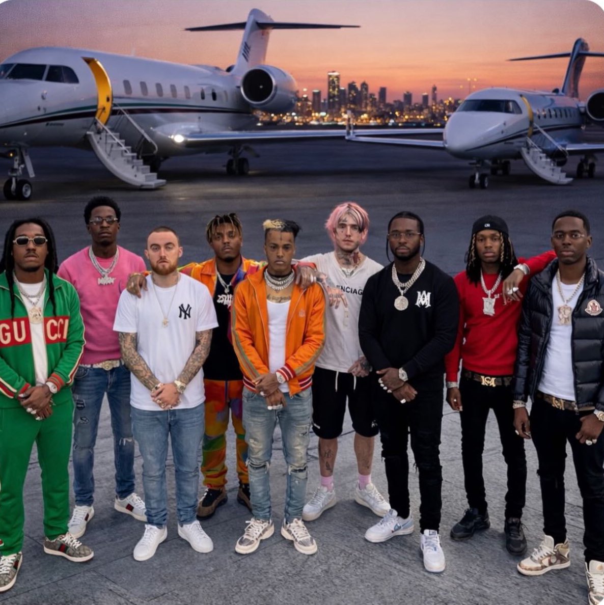 rapseatv's tweet photo. Imagine where hip hop would be today if we still had all of them 🕊️ https://t.co/ms48AX20kM