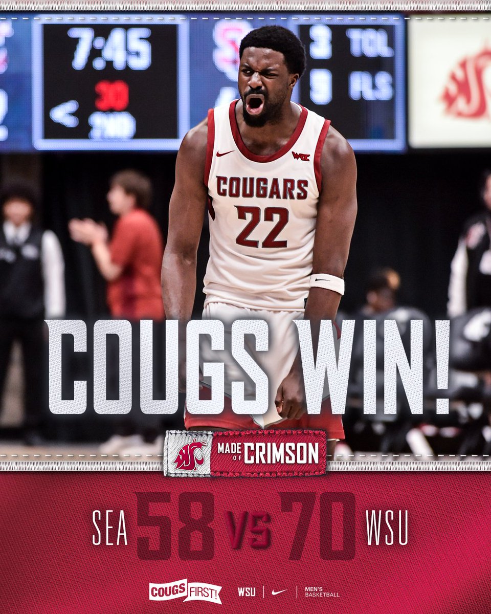Washington State Men's Basketball tweet media