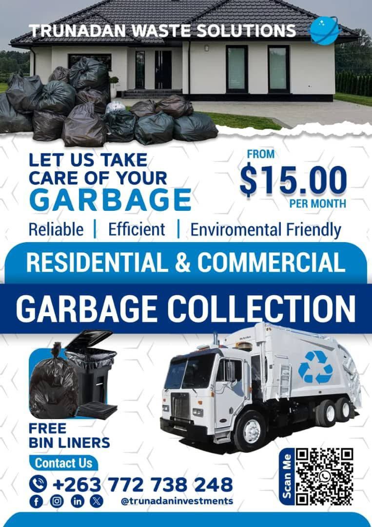 Customised Waste Collection. For all your uncollected residential waste and bulky once-off collections call us on 0772738248. Anywhere anytime and anything.  Called to clean.