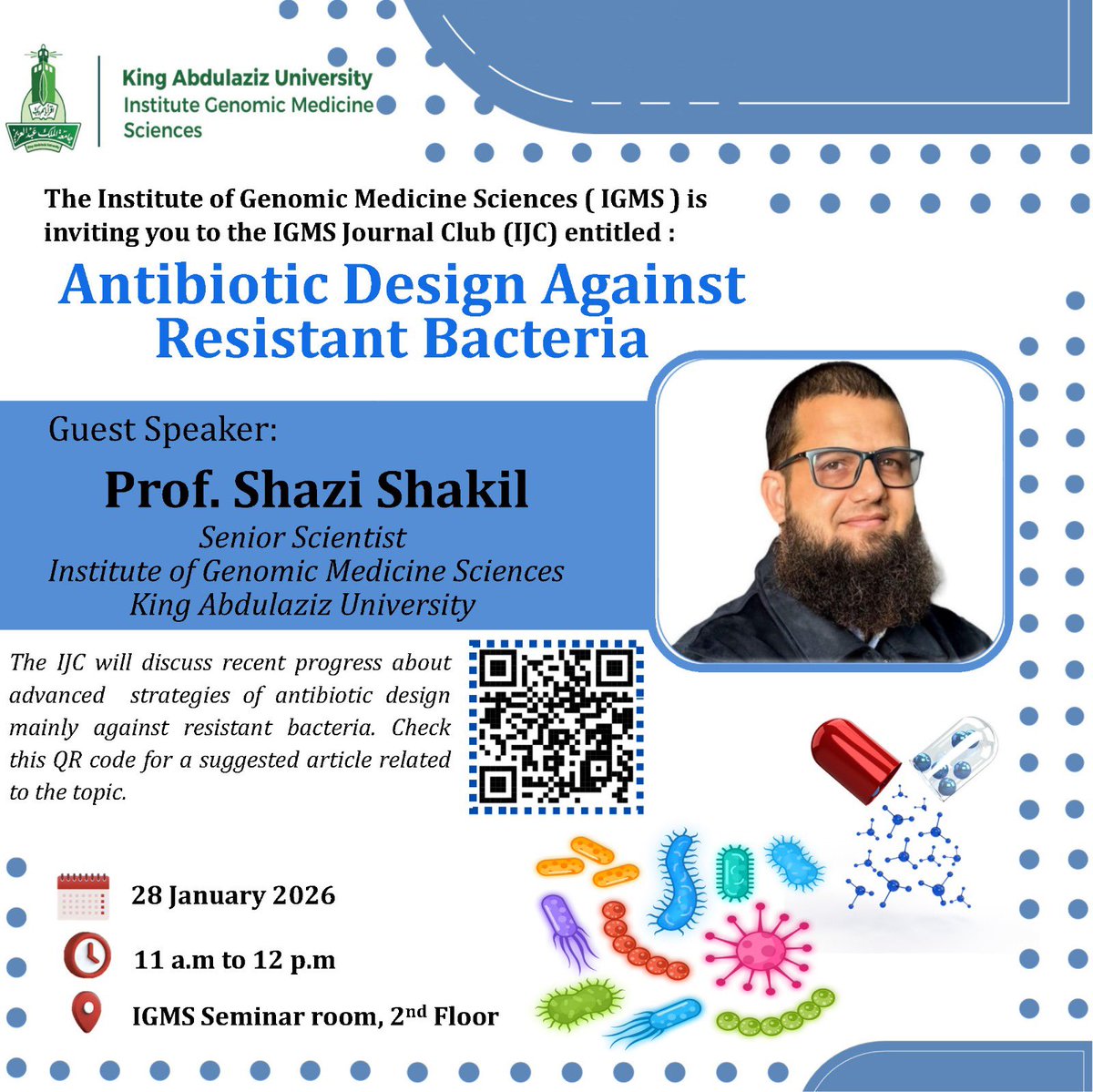 (IGMS ) معهد علوم الجينوم الطبي tweet media