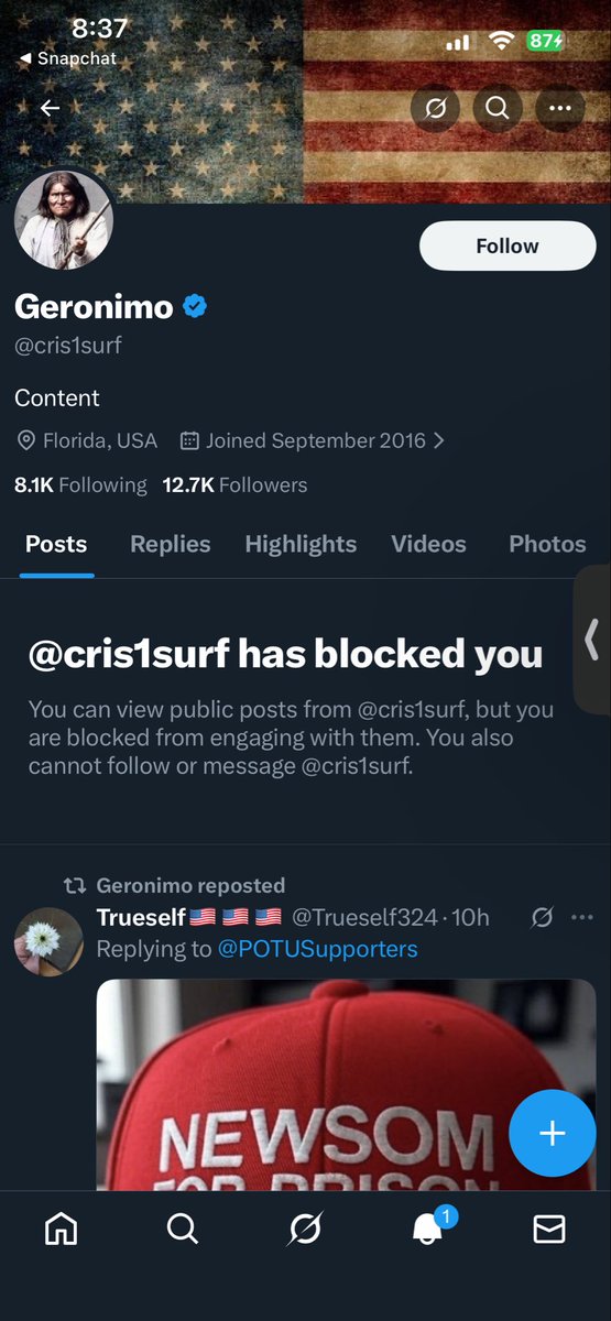 Why did you block me then you fucking child rapist loser using geronimos name like the white loser you  are. Thats wha we called him you fucking useless loser get fucked and tell Trump he’s the best you’ve ever had