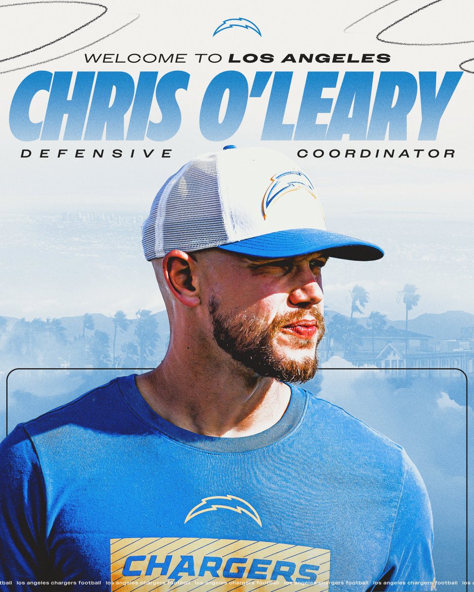 on lock

we've agreed to terms with Chris O'Leary to be our defensive coordinator → chrg.rs/3NDsm4P