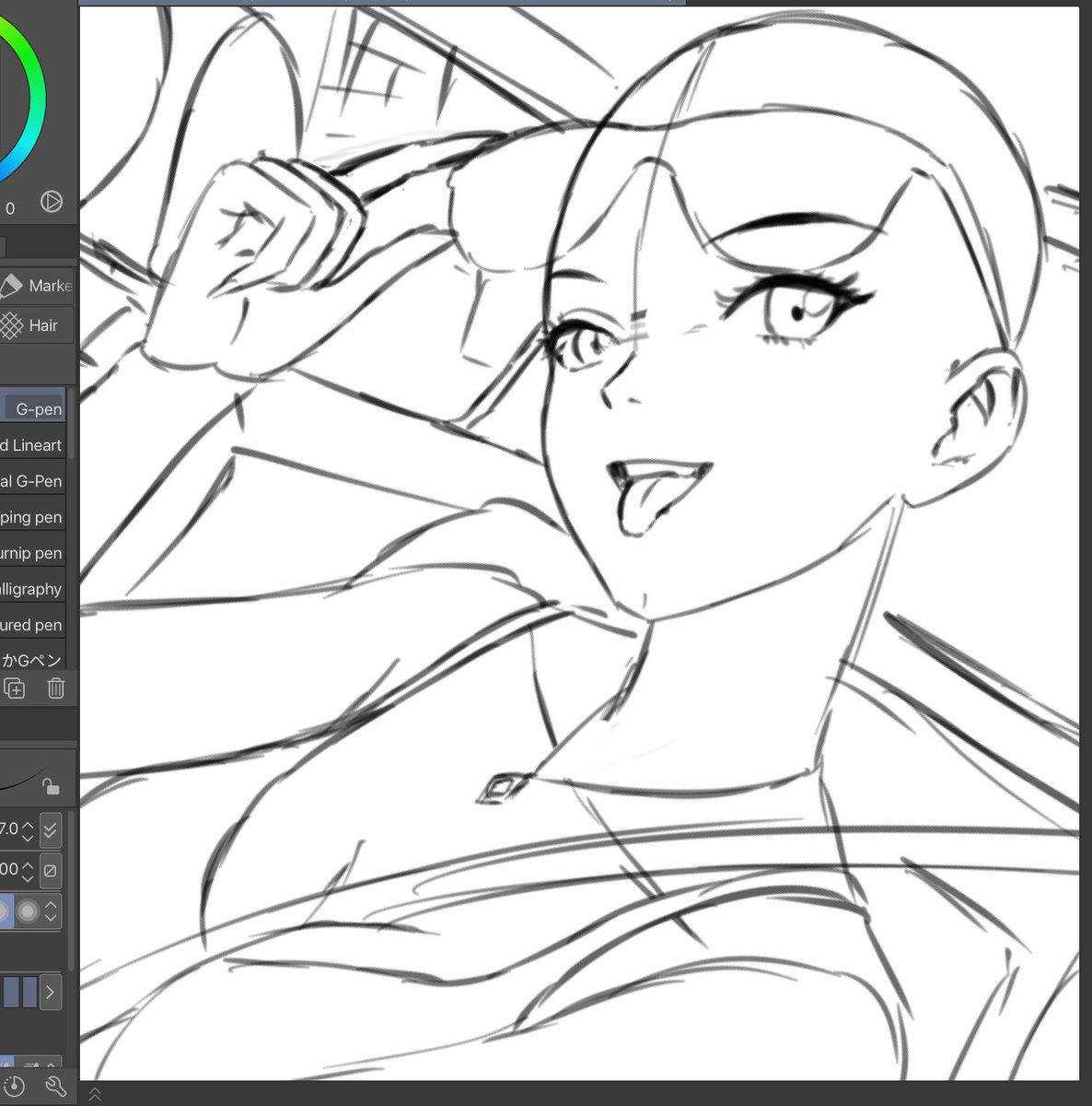 raytorin's tweet image. Valentine WIP ✨
Night drive, glowing lights, and romantic energy

#WIP #artmoots