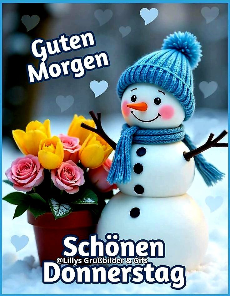 Guten Morgen ☕ ihr Lieben ☃️❄️