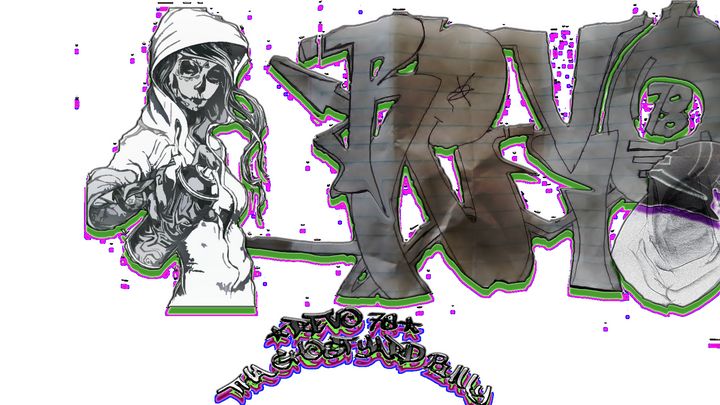 Art of the Day! "Ghost Yard Bulliez". Buy at: ArtPal.com/lucewilliz?i=1…