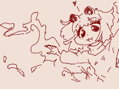 「ちかごろのらくがき1 眠みがすごい時に描くたぬき」|うちうのイラスト