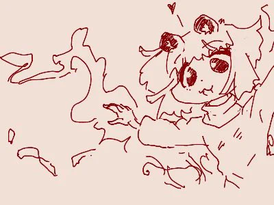 ちかごろのらくがき1 眠みがすごい時に描くたぬき