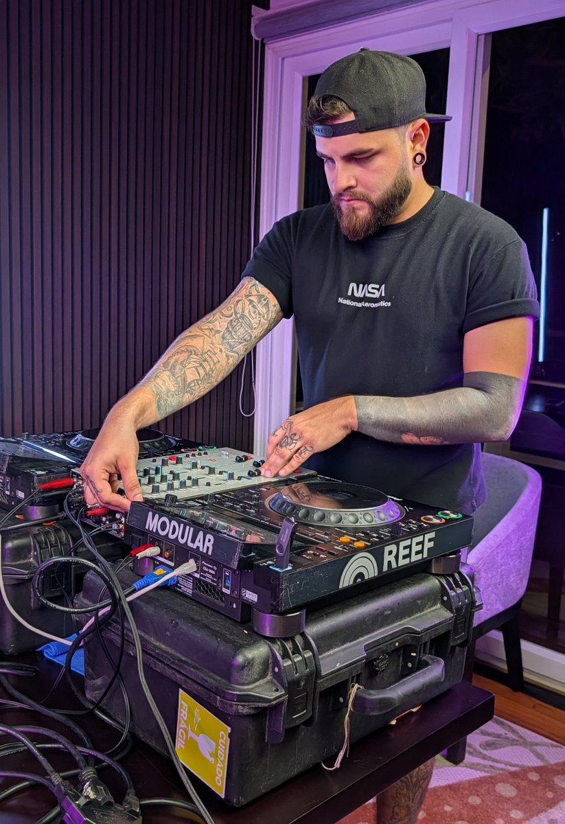 Our first live DJ set is underway at our newly built CiVL Studios in Prospera!!!

Stay tuned for updates on upcoming podcasts, live events, DJ sets, and studio rental times.

Yes, you can book me as your engineer (availability + mild perfectionism apply).