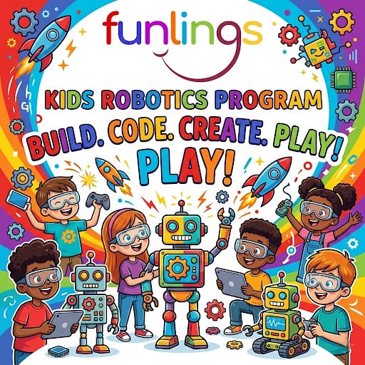 funlingsent's tweet image. Build. Code. Create. PLAY! 🚀🤖

At Funlings Kids Robotics, kids learn by doing — building robots, coding, and having fun while developing real future skills.

🎯 Hands-on. Creative. Fun.
👉 Sign up now: funlings-ent.com
#Funlings #KidsRobotics #STEMKids #FutureInnovators