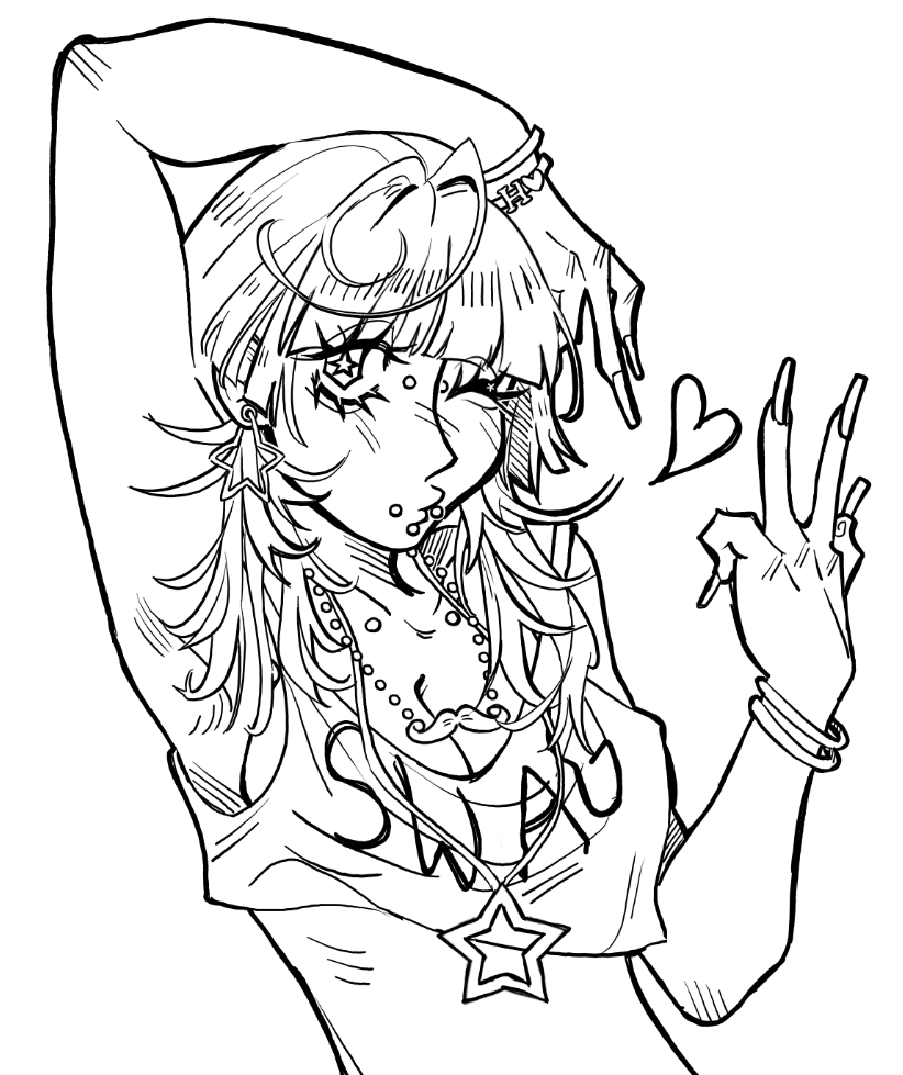 cyclopticism's tweet image. kirara doodle for tomorrow's episode #jjk