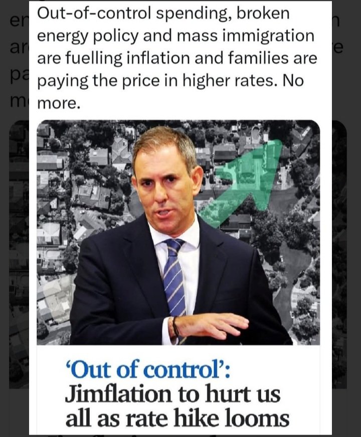 JimThom90458694's tweet image. The RBA will be forced to raise interest rates, affecting ALL LOANS and CREDIT CARDS.

The unqualified Treasurer's SPIN can't explain the FACTS!

Increased business costs means higher prices

AND power prices are set to rise AGAIN

Can Australia afford Socialist Labor's Largesse?