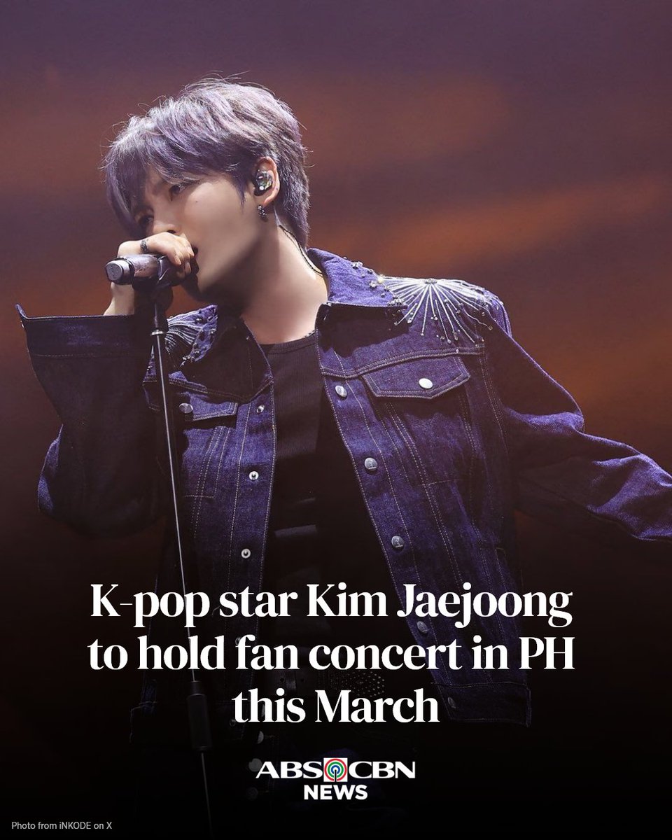 ABSCBNNews's tweet image. Veteran K-pop star Kim Jaejoong is returning to the Philippines in March!💖

More details here: abscbn.news/4k2KSzo