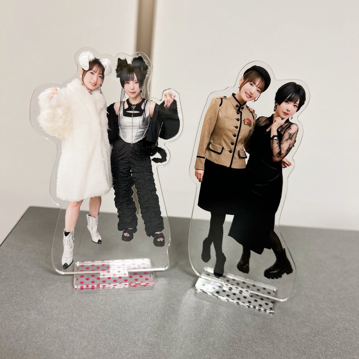 最後に、アクスタ2種類と、購入特典のクリアカード！MVから飛び出し