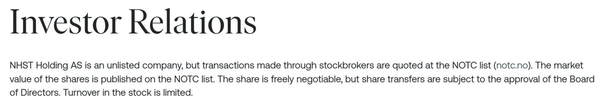 Indeed illiquid! #NHST