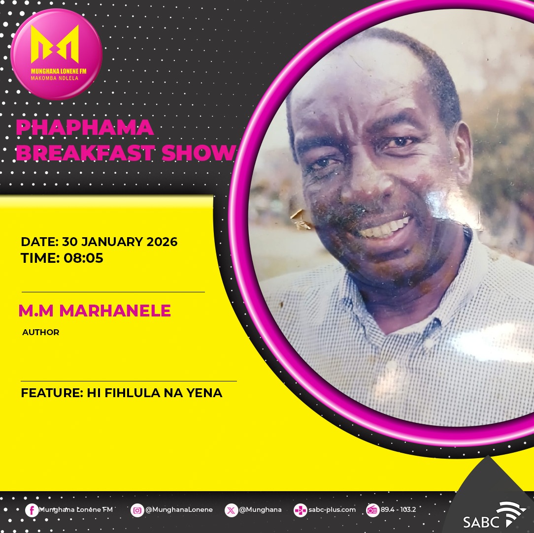 U nga kayeli loko hi fihlula na yena <a href="/Munghana/">Munghana Lonene FM</a> <a href="/Djbrianrikhotso/">Dj Brian Rikhotso</a> <a href="/ConnyMikateko/">Connizer</a> na <a href="/Djsoulcrusher/">DJ Soul Crusher</a> #PhaphamanaMunghana #HiFihlulaNaYena