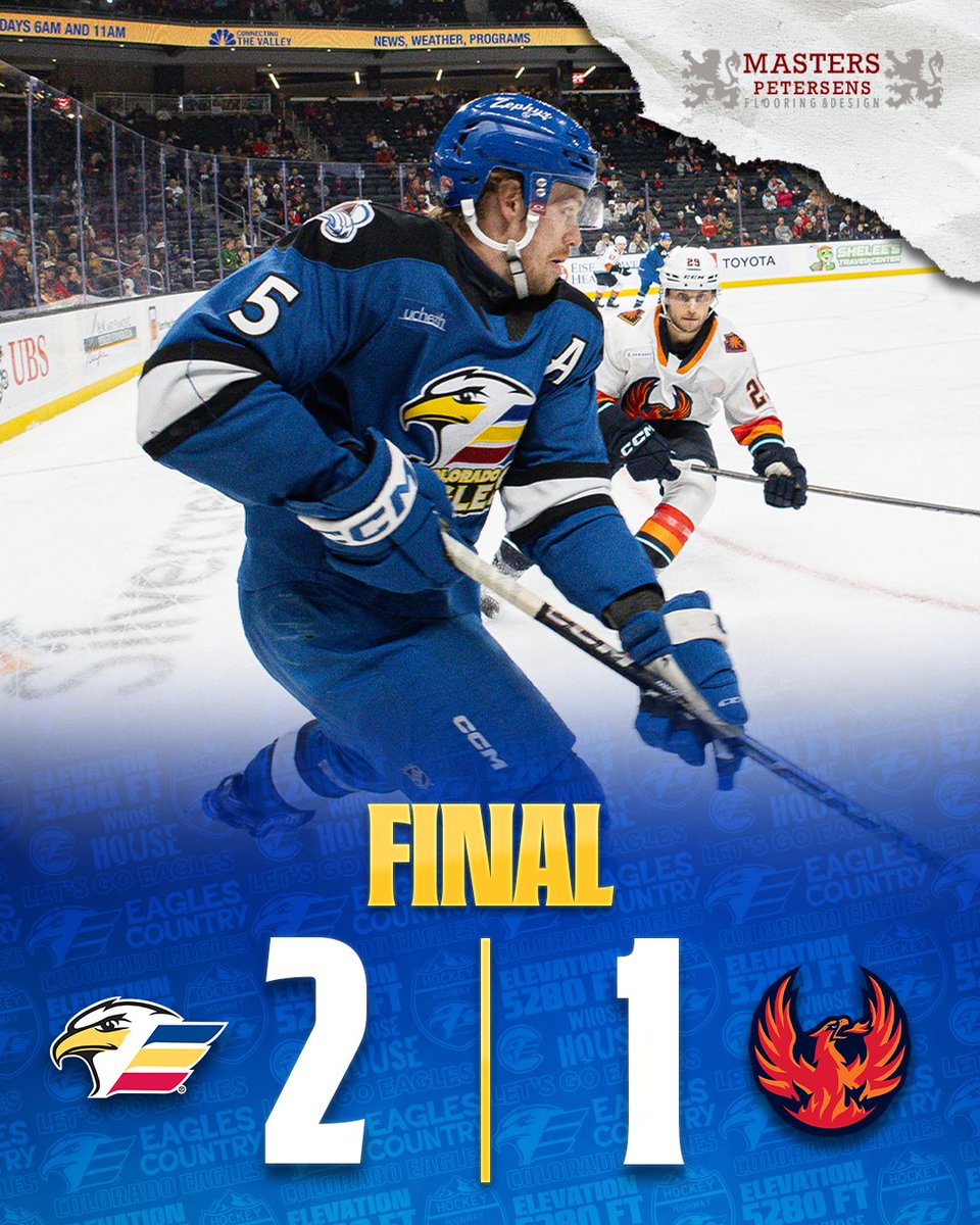 ColoradoEagles's tweet image. We'll put that in the win column thank you very much