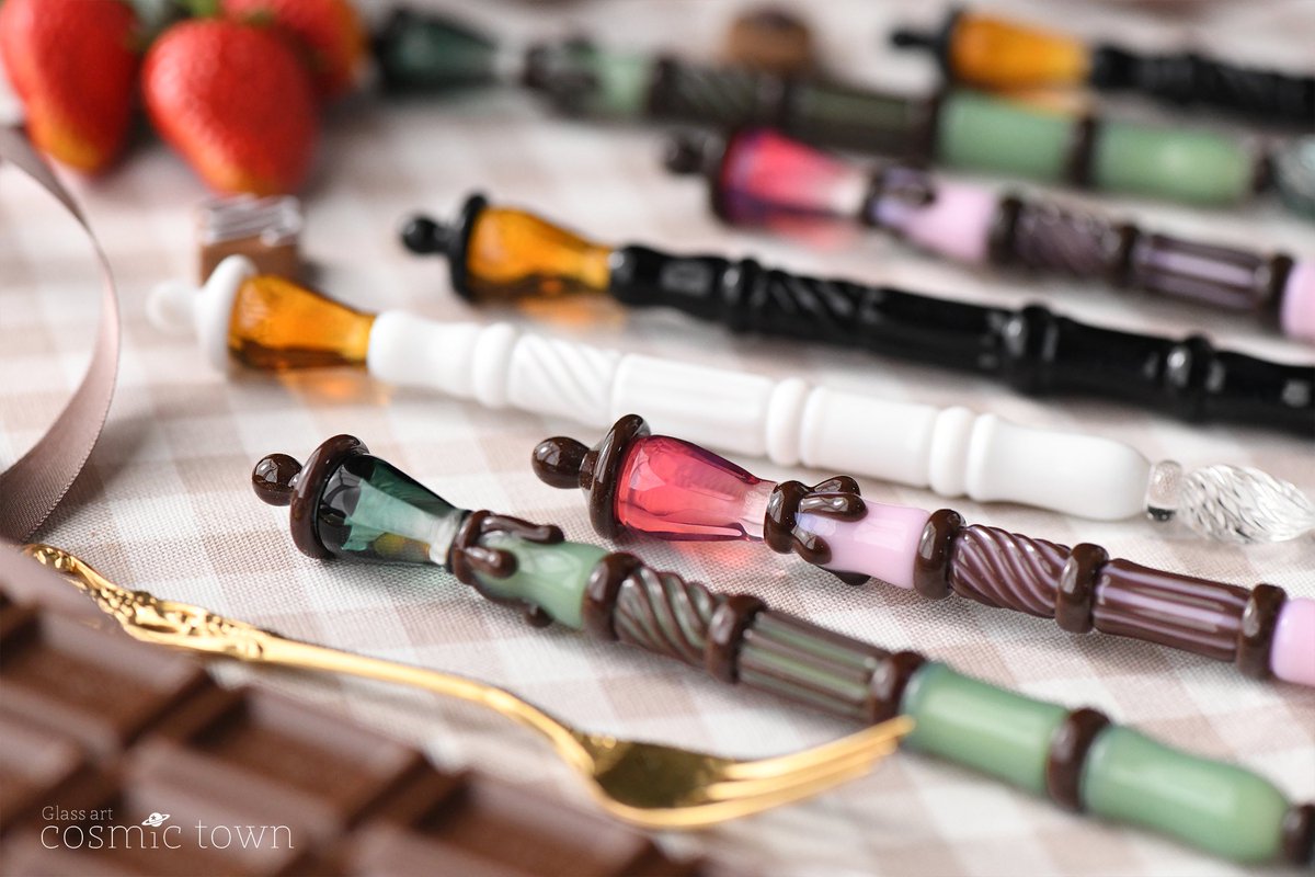 街灯ガラスペンの抽選販売受付は本日までです🌟 気になる方はぜひ！✨