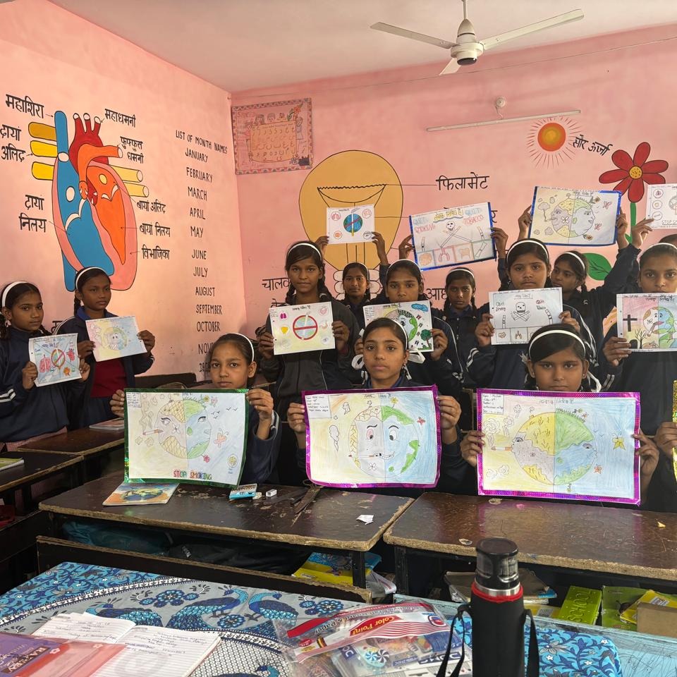 Tobacco Free Youth Campaign-3.0 School awareness program for TOFEI implementation conducted at conducted in District Aligah
#TFYC3
#TobaccoFreeGeneration
#TobaccoFreeLife