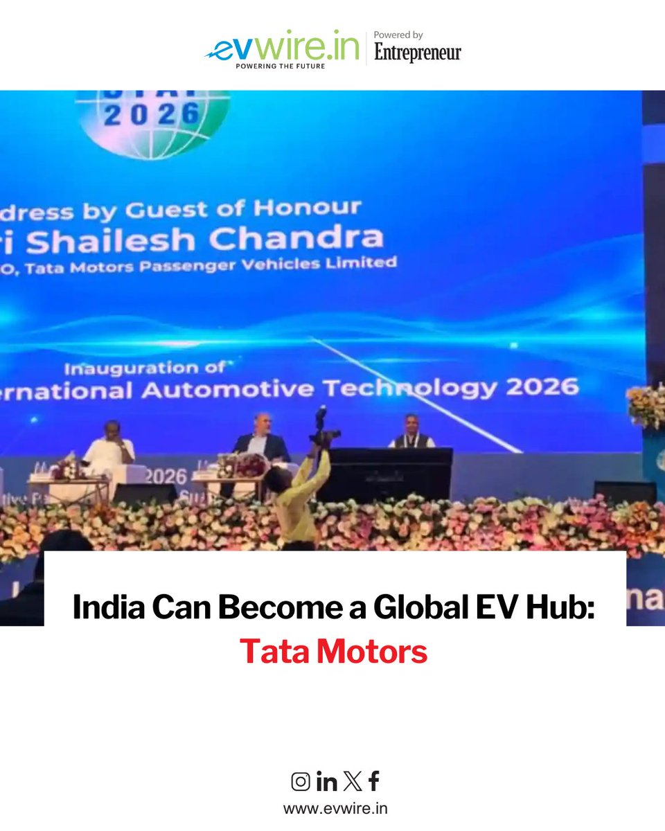 Entrepreneur's India EV Show tweet media