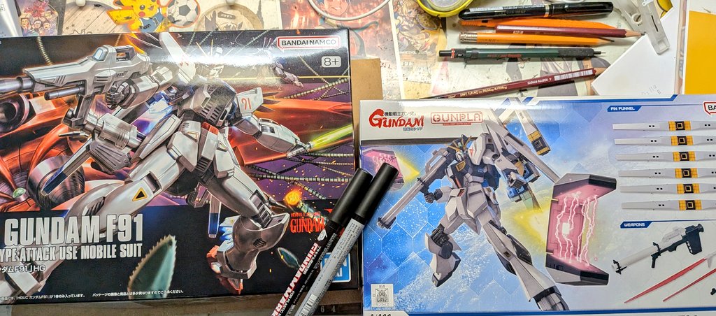 F91面白かったので買いました あとガンダムマーカーも。