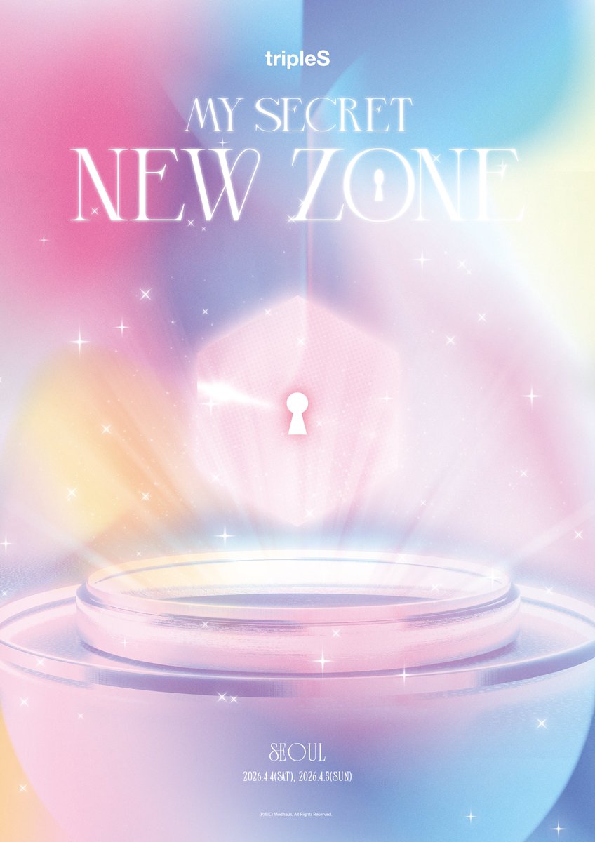 triplescosmos's tweet image. 2026 tripleS OT 24 Concerts in Asia 
&amp;lt;My Secret New Zone&amp;gt; — Seoul

🎫 Ticket Detail 
Coming Soon

#tripleS #트리플에스 #トリプルS 
#トリプルエス #トエス 
#MySecretNewZone