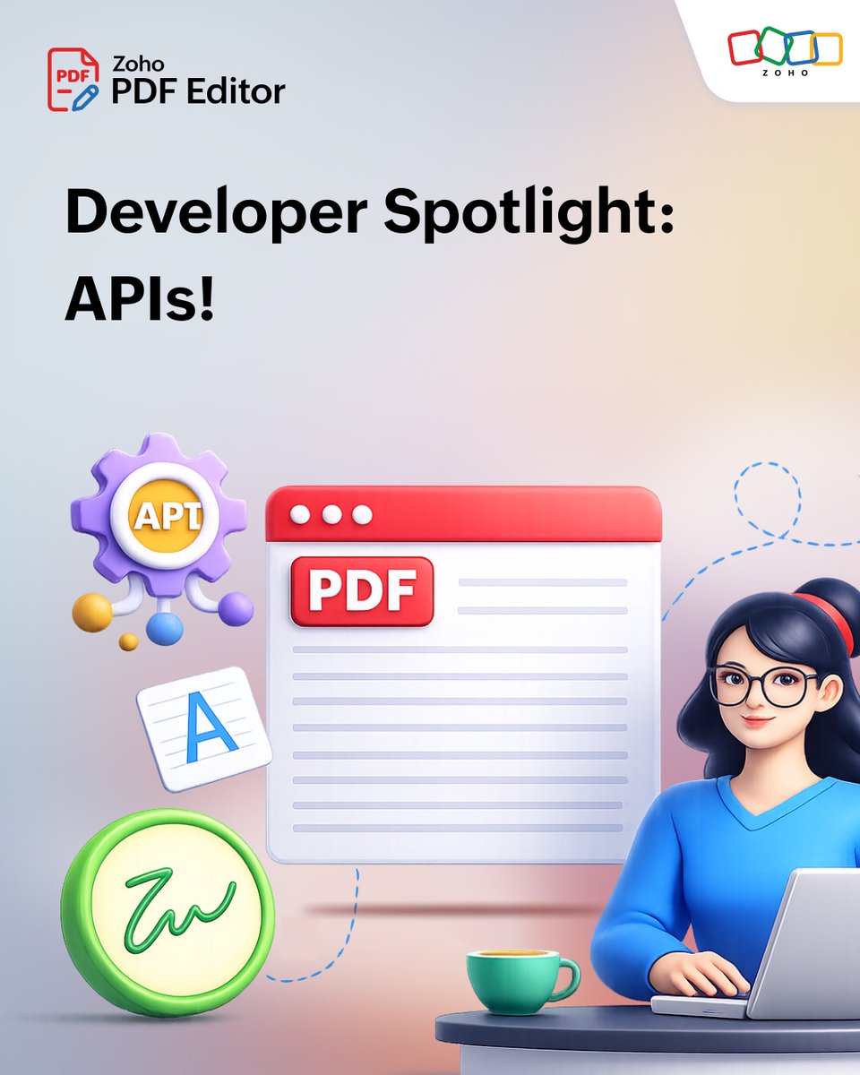 Zoho PDF editor tweet media