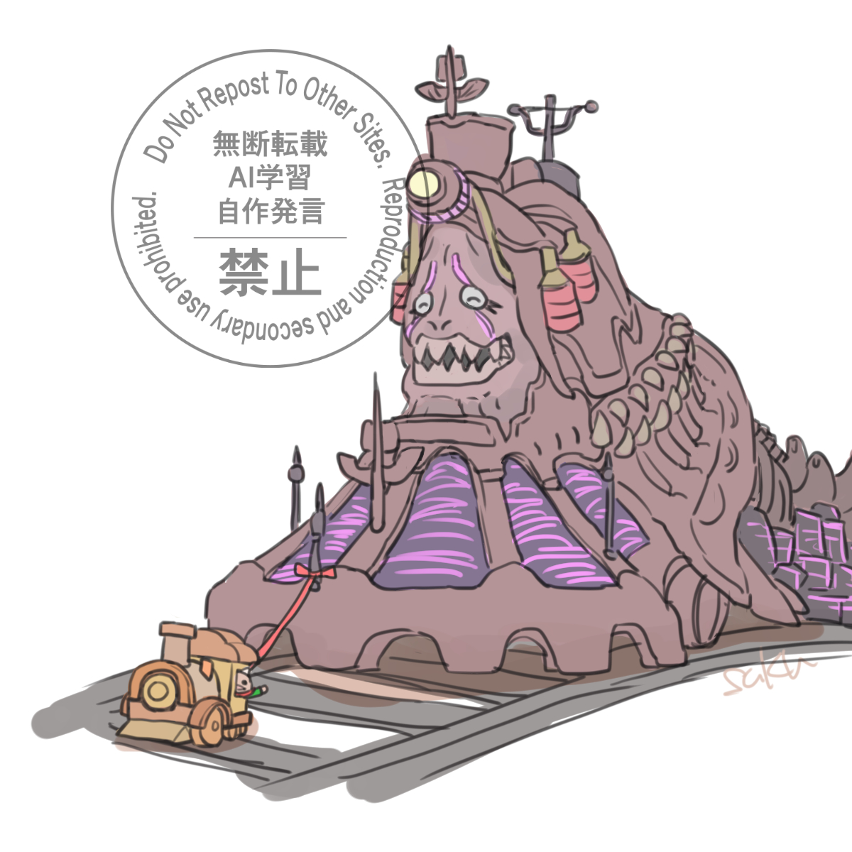 saku_FF11's tweet image. 🚂🎀🚂