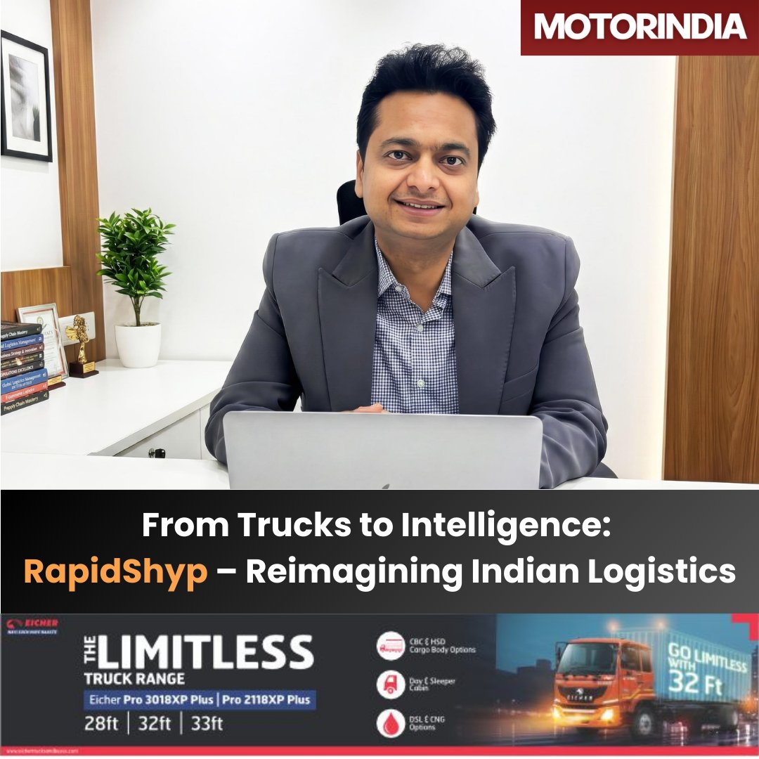 motorindiatweet's tweet image. India’s logistics narrative is shifting from scale to intelligence—RapidShyp is building quiet, real-time decision-making tech shaped by OM Logistics’ legacy and gaps in a fast-digitising commerce ecosystem.

𝐑𝐞𝐚𝐝 𝐌𝐨𝐫𝐞: motorindiaonline.in/from-trucks-to…

#IndianLogistics