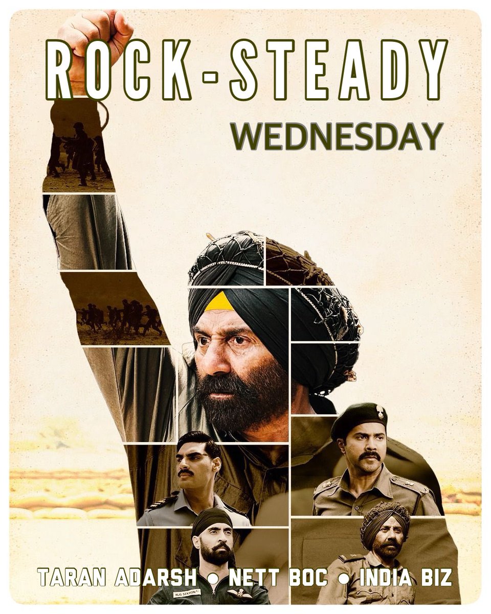 #Border2 continues its victorious run... Collections slowed on Wednesday noon due to the post-holiday working-day effect, but picked up towards the evening shows.

The film is performing strongest in the mass circuits and heartland markets, which are contributing a major chunk of