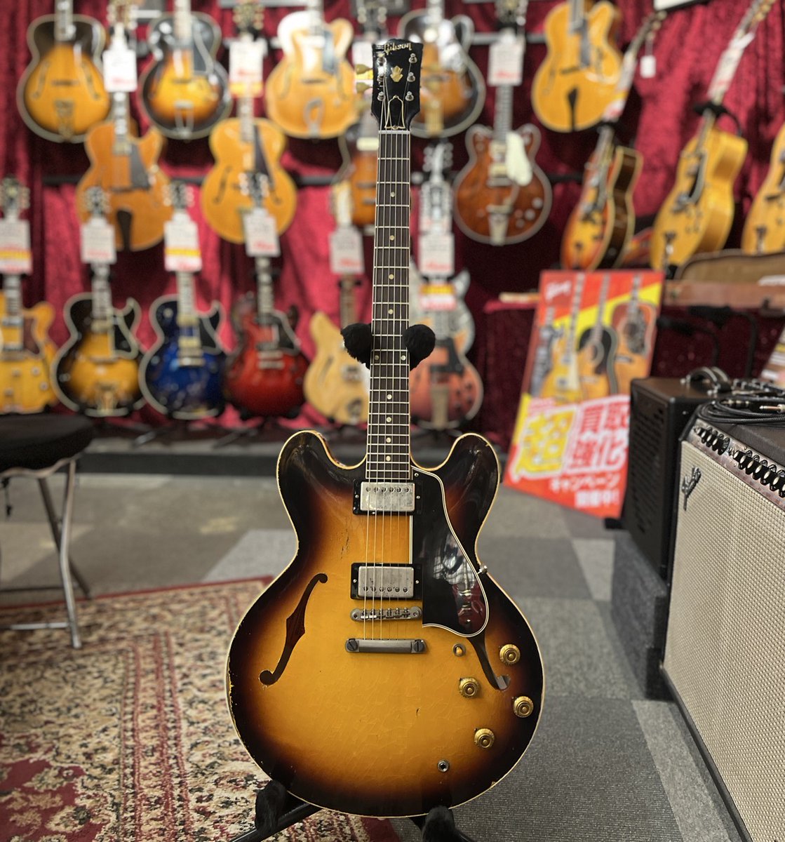 GCLUB_TOKYO's tweet image. 最新モデル！
Murphy Lab 1959 ES-335 Reissue Vintage Burst - Ultra Heavy Aged仕様が入荷しました！
shop.kurosawagakki.com/items/2947846

＃Gibson #CustomShop #MurphyLab #ES335